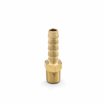 1/4" Hose to 1/8" 27NPT Brass Barbed Fitting / Adapter