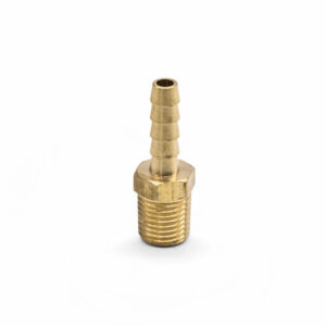 1/4" Hose to 1/4" 18NPT Brass Barbed Fitting Adapter