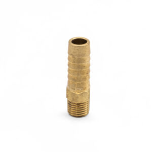 1/2" Hose to 1/4" 18NPT Brass Barbed Fitting Adapter