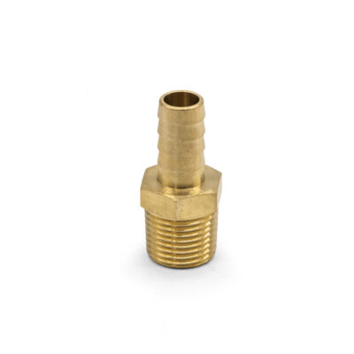 1/2" Hose to 1/2" 18NPT Brass Barbed Fitting / Adapter