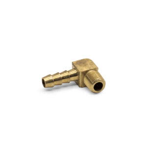 1/4" Pipe Hose to 1/8" 27NPT Brass Barbed Elbow Fitting Adaptor