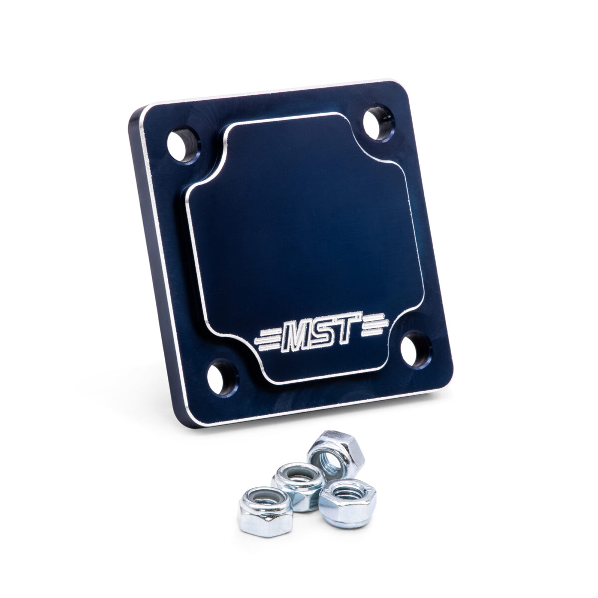 MST Billet Oil Pump Cover Plate Blue