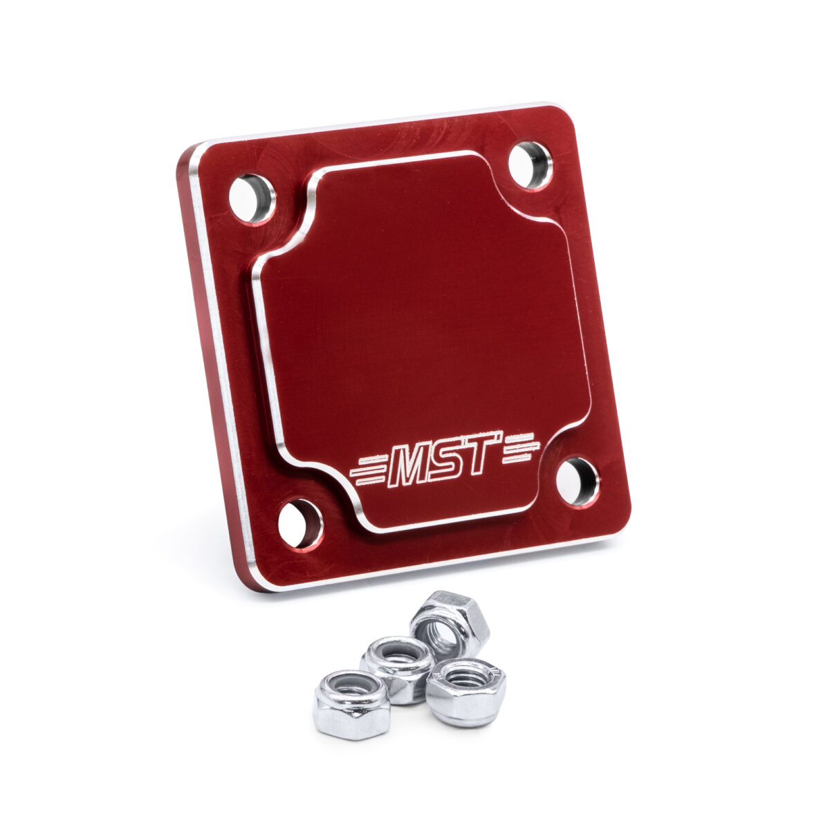 MST Billet Oil Pump Cover Plate Red