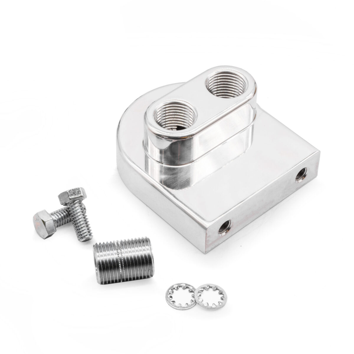Billet Spin-on Full Flow Oil Filter Mount Bracket
