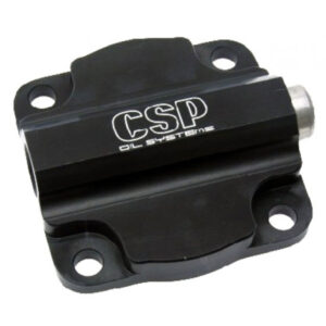 T1 CSP Billet Oil Pump Cover W/ Pressure Release Valve, Black