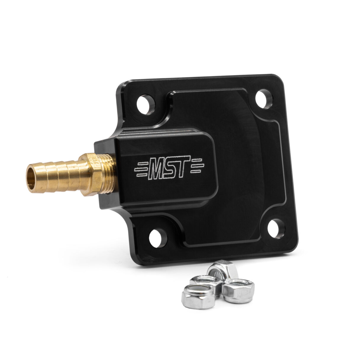 MST Full Flow Oil Pump Cover Plate (with hardware), Black