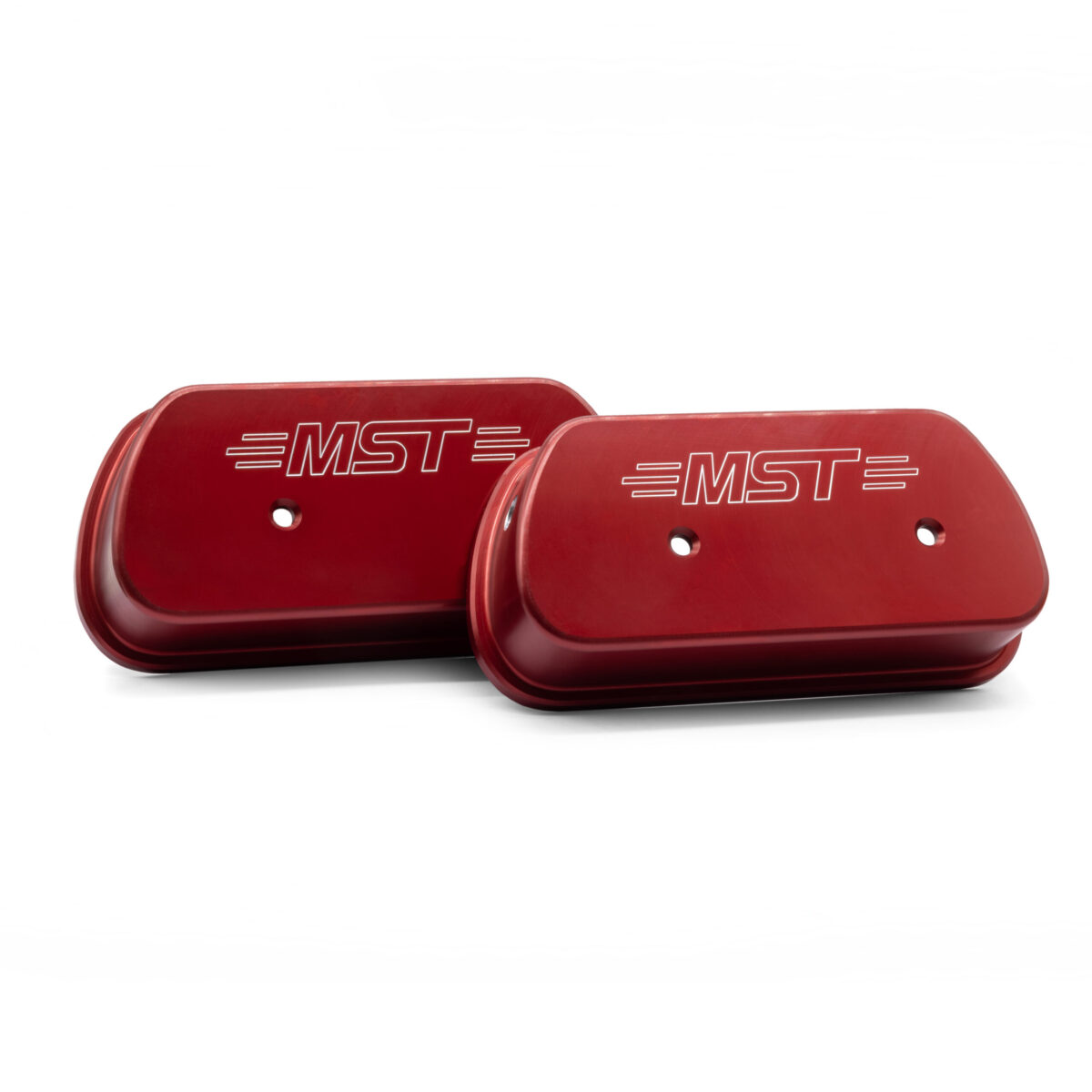 MST High Lift Billet Aluminium Rocker Covers Red