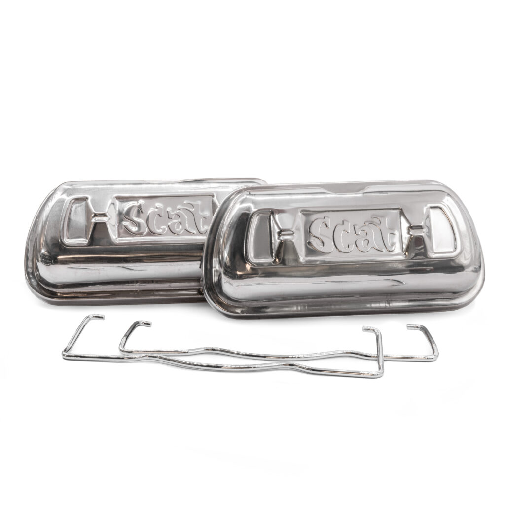 Type 1 EMPI Stainless Steel Valve Rocker Covers Clip On Kit, with Gaskets Limebug