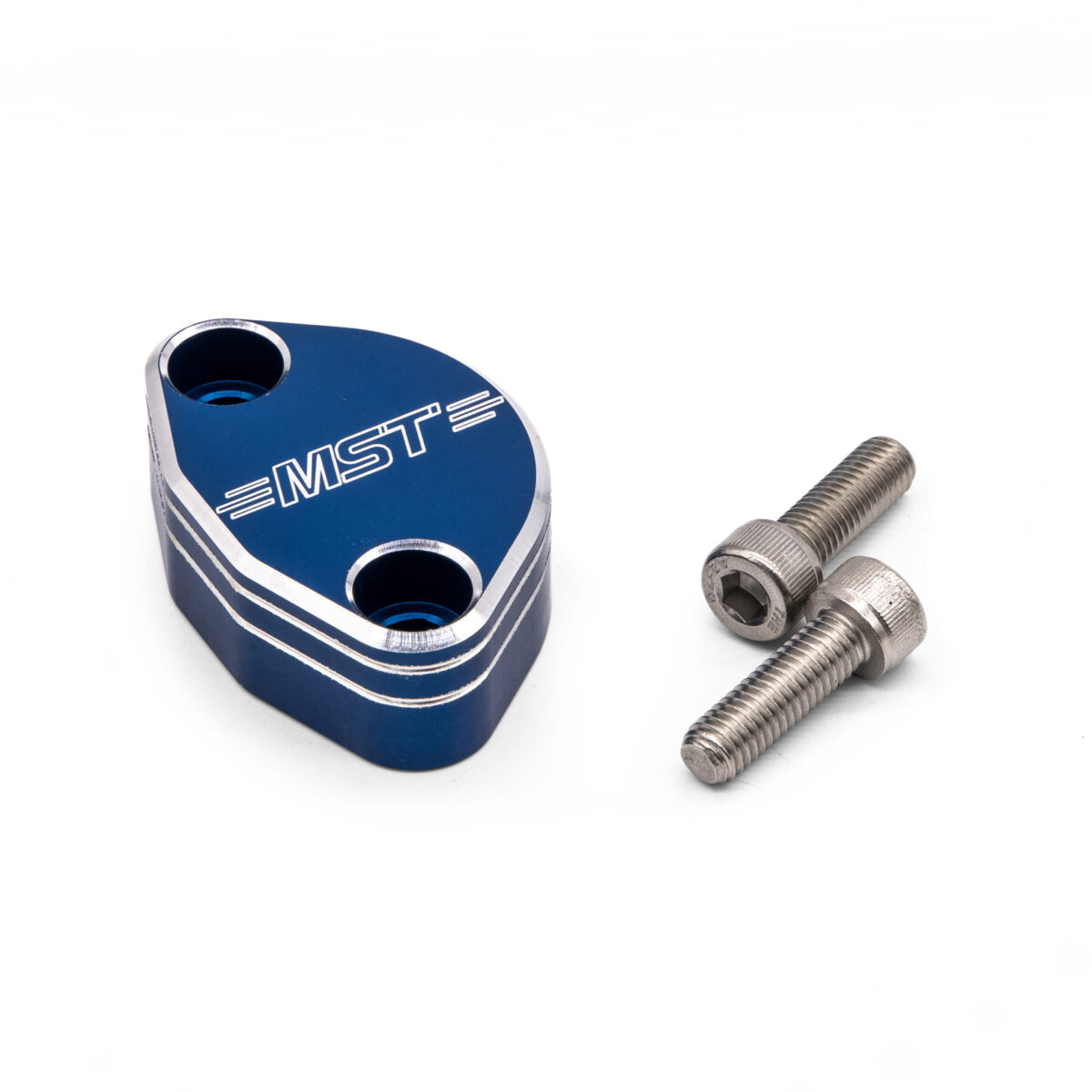 T1 MST Fuel Pump Block Off Blue