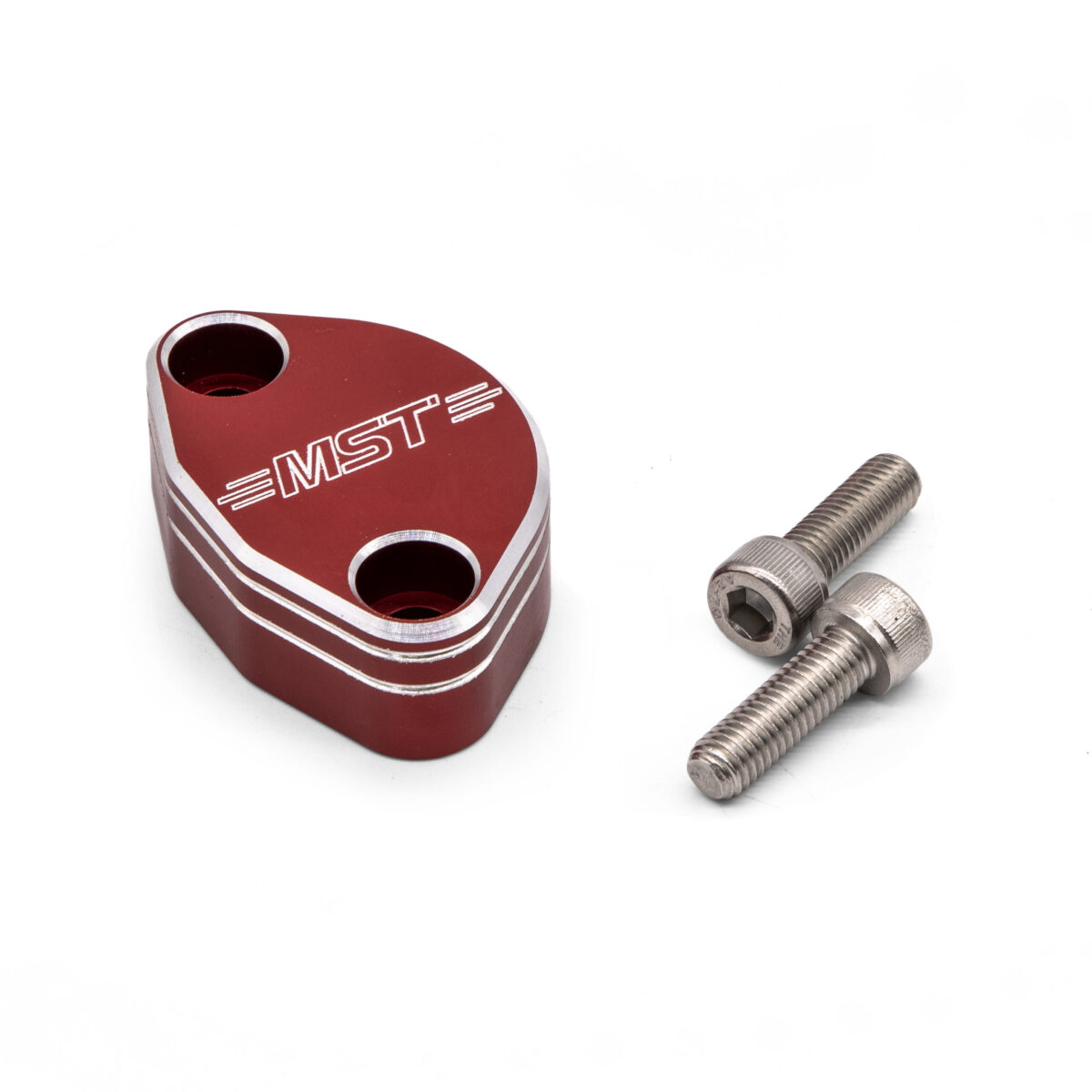 T1 MST Fuel Pump Block Off Red