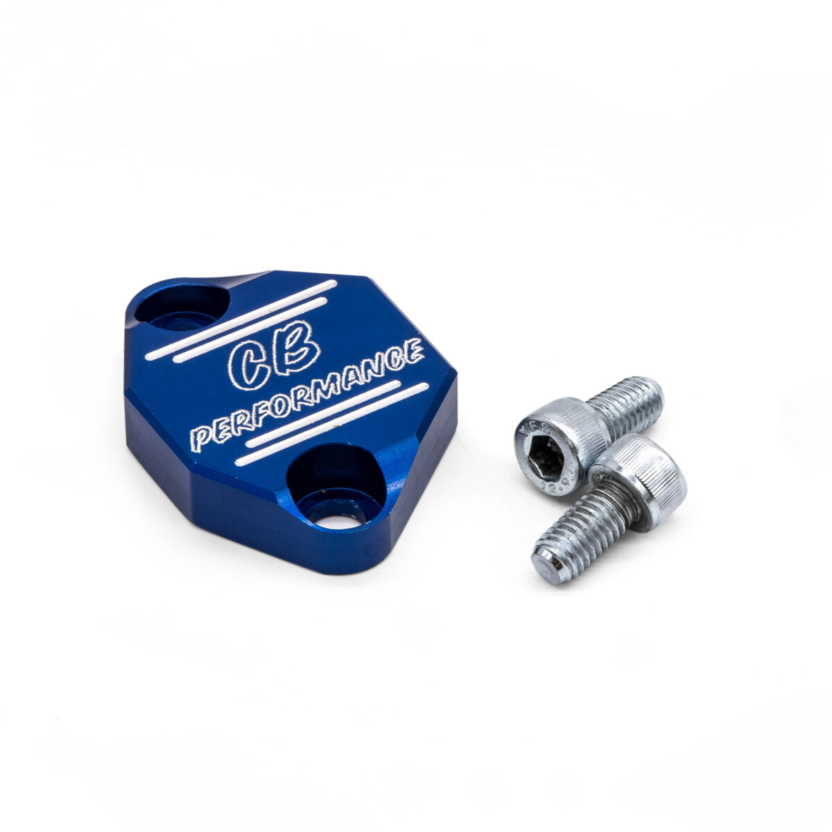 T1 CB Blue Billet Fuel Pump Block Off