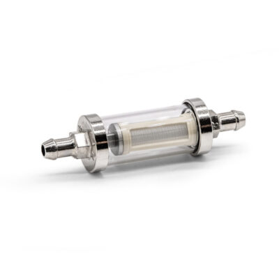 Glass Fuel Filter w/9.4mm Ends, See Through