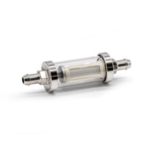 Glass Fuel Filter w/9.4mm Ends See Through