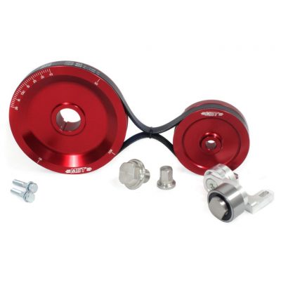MST Solid Serpentine Pulley Kit, Red