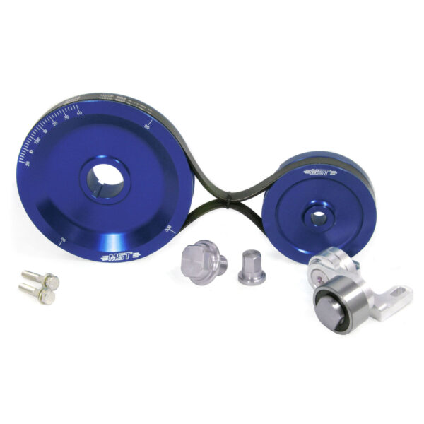 MST Solid Serpentine Pulley Kit Blue