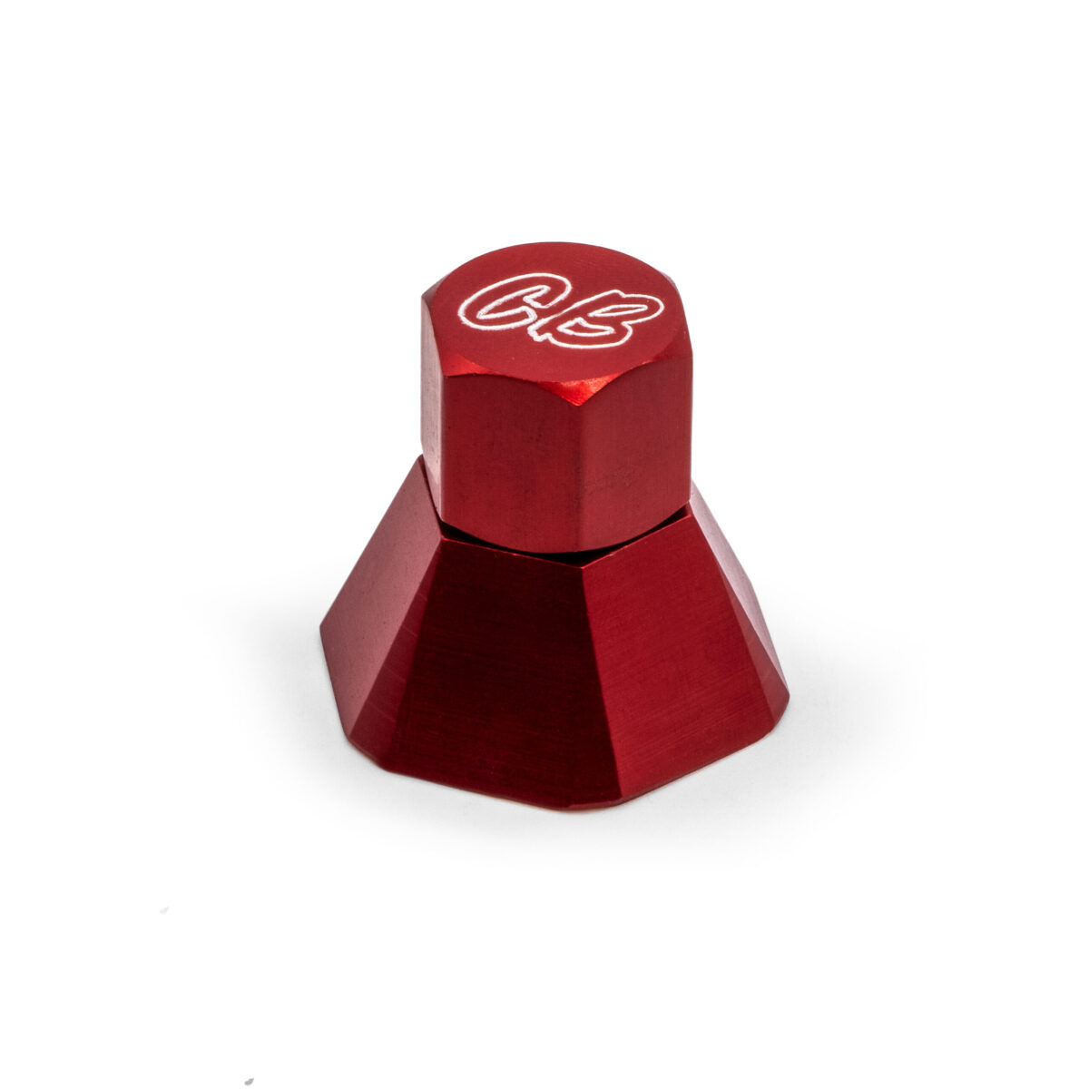 CB Red Billet Alternator Pulley Hex Nut Kit