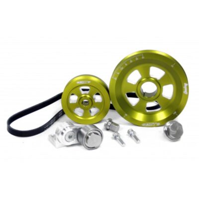 MST Renegade Serpentine Pulley Kit, Lime Green, Limebug Signature
