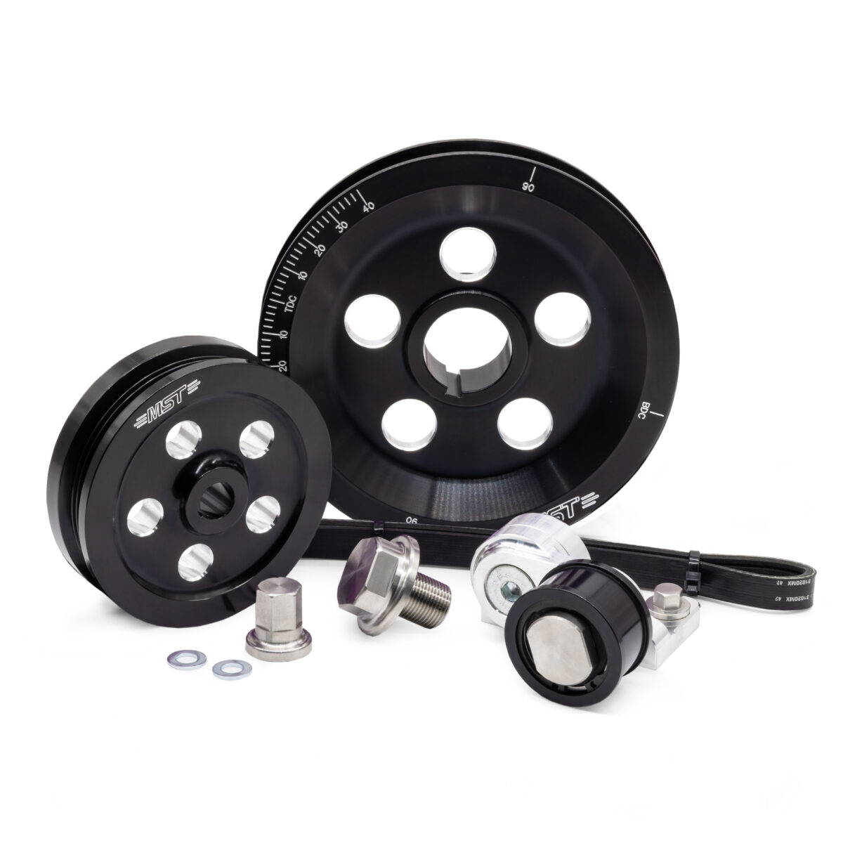 MST Matador Serpentine Pulley Kit, Black