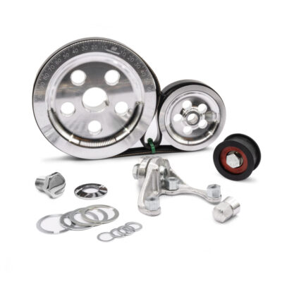 Billet OE Style Polished Serpentine Pulley Kit
