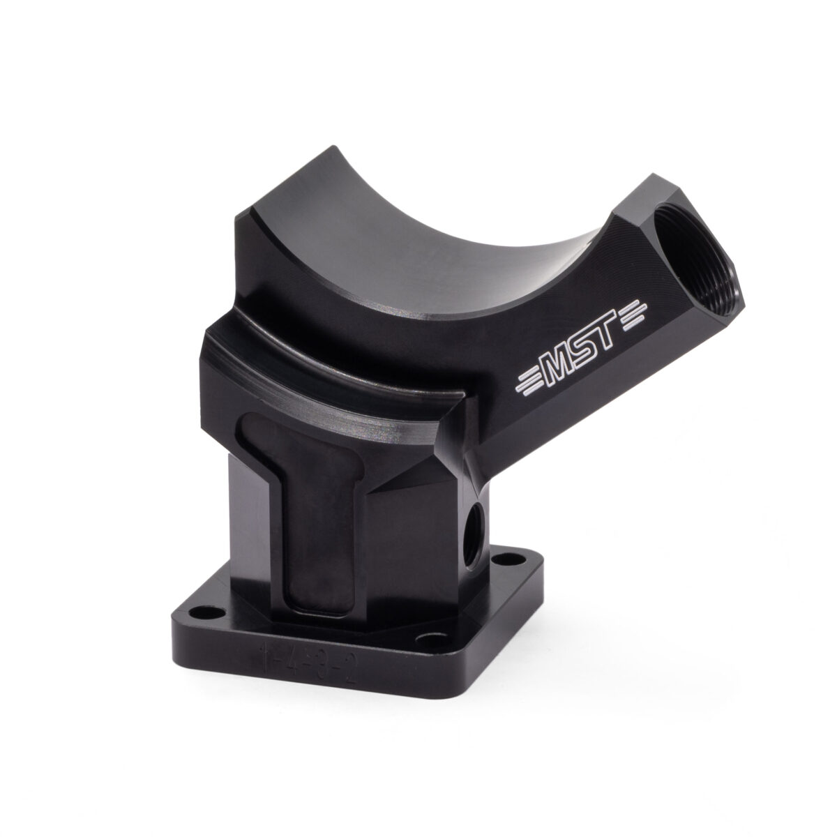 MST Billet Aluminum Alternator / Generator Stand Plinth, Black