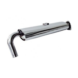 T2 1972-79 Bay Window T4 Single Quiet Pack Stainless Exhaust Muffler (1700-2000cc)
