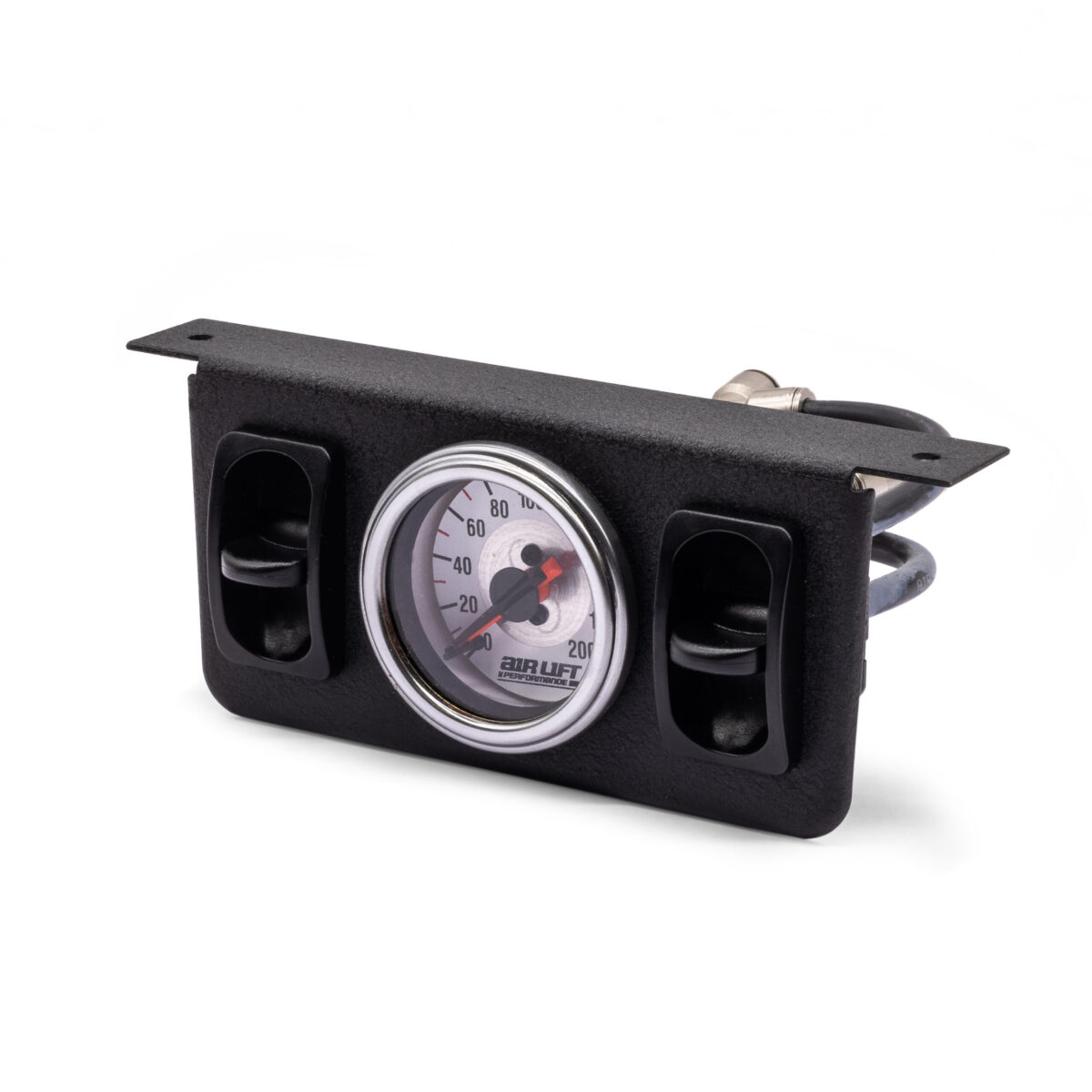 Air Ride Dual Paddles & Pressure Gauge Panel (2-Valve) 200 psi