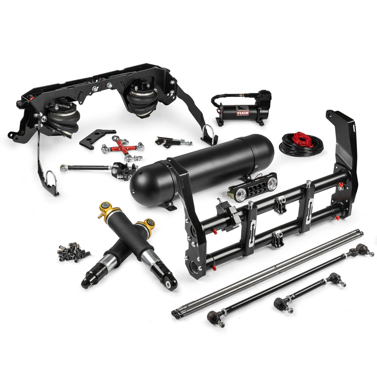 1966-79 Beetle / Ghia 4" Narrowed Ball Joint Deluxe Cantilever Swing Axle / IRS Air Ride Kit