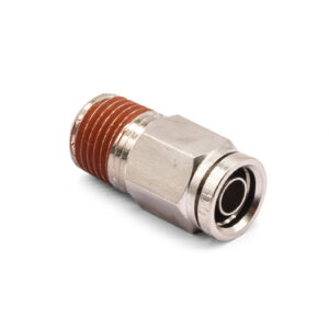 1/4" NPT(M) to 3/8" Air Line Push Connect Straight Fitting DOT