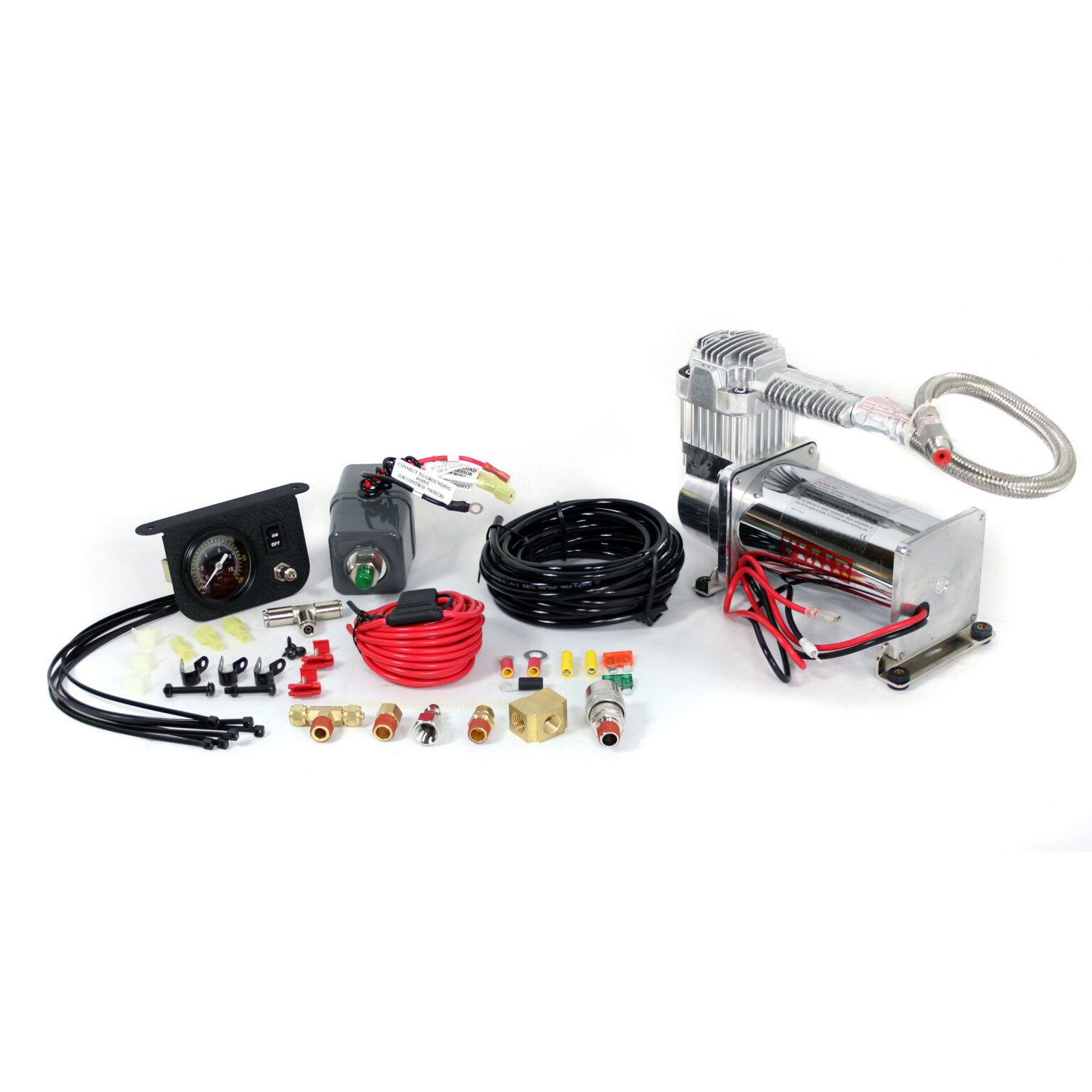 Manual 1 Way Assistive Only Air Ride Management System, 1/4", 1 Valve