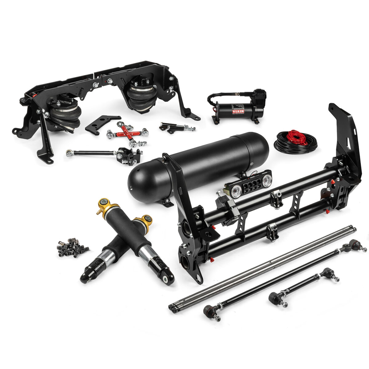 1956-74 Type 3 / 34 Deluxe Cantilever Swing Axle / IRS Air Ride Kit, Bolt on