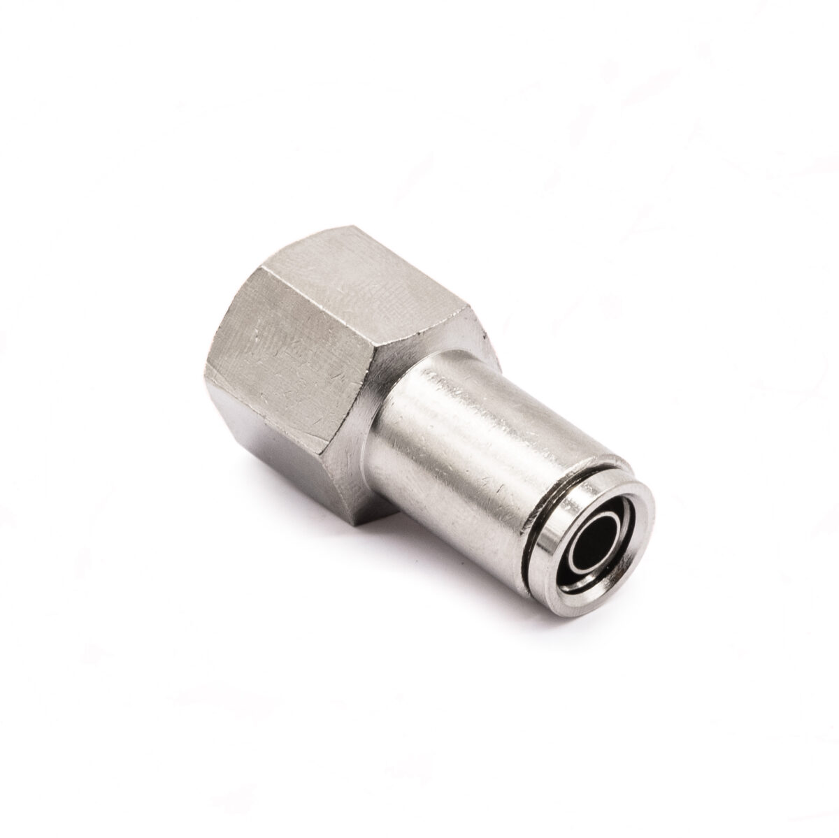 3/8" NPT(F) to 3/8" Air Line Push Connect Straight Fitting DOT