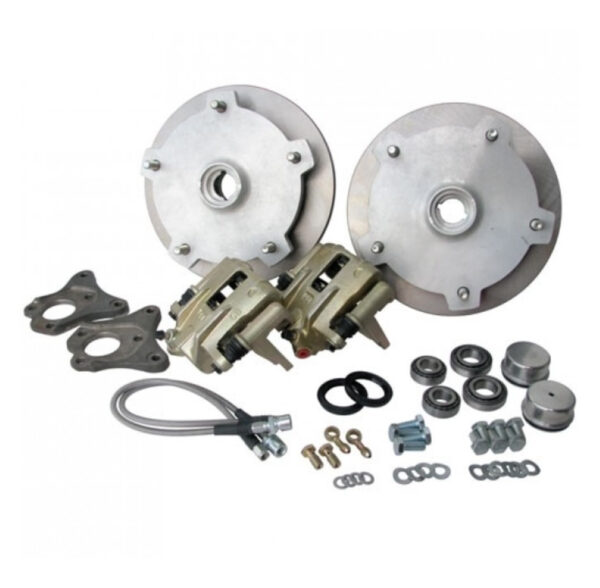 T1 1955-66 Beetle Bug Ghia Link Pin Front Drum - Disk Conversion Kit - 5x205PCD