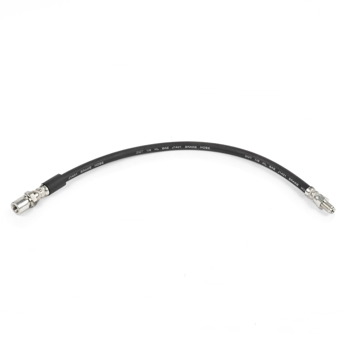 T2 1968-70 Bay Window Front Brake Hose Pipe Line, Drum, 450mm, Each