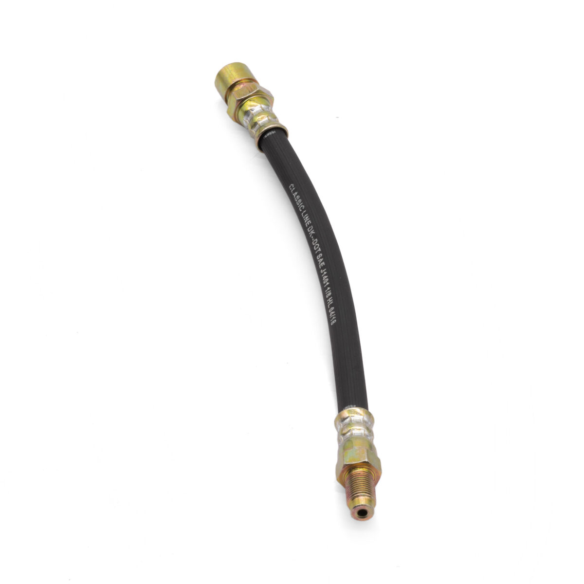 T1 Beetle / Ghia 1302/03 IRS Rear Brake Hose Pipe Line, Drum, 235mm, Each