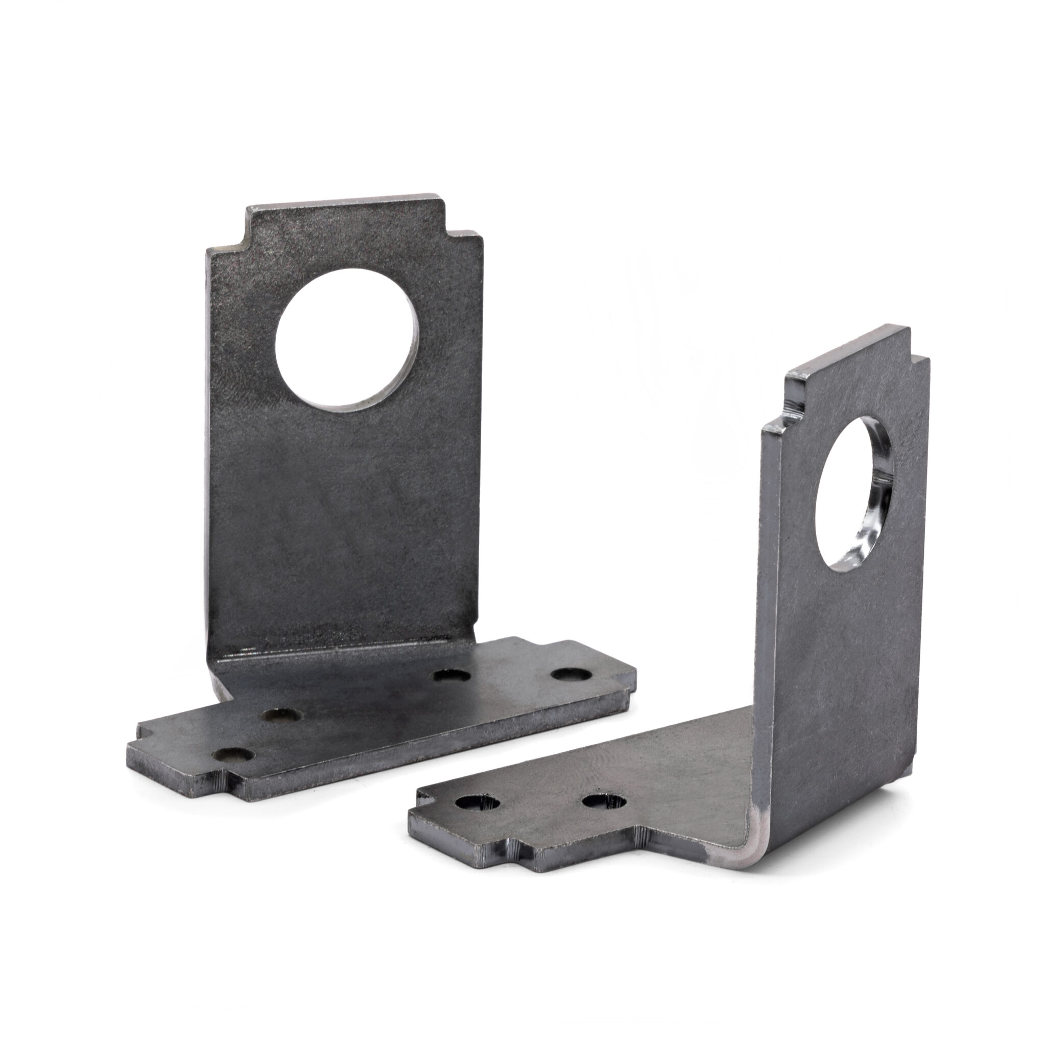 T1 Beetle / Karmann Ghia Front Chassis Weld on Titan Brake Line Tabs Brackets, Pair Limebug