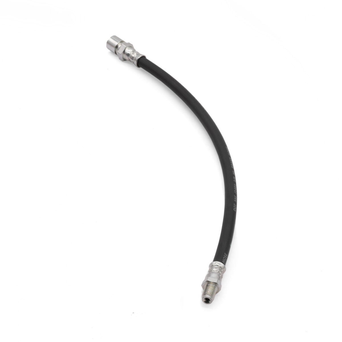 T1 1966-85 Beetle Front Brake Hose Pipe Line, Drum, 370mm, Each