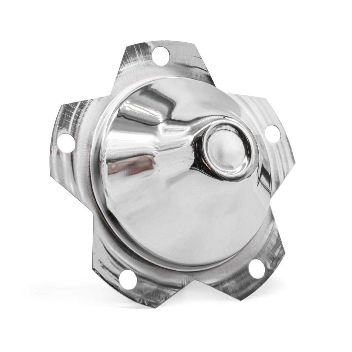 Pointed Chrome Early -67 Centre Cap (Lug Fit)