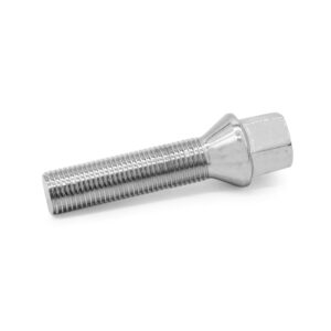 M14x1.5 Chrome Tapered Wheel Bolts 50mm
