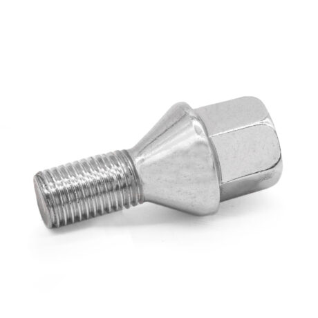 M12x1.5 Chrome Tapered Wheel Bolts 20mm