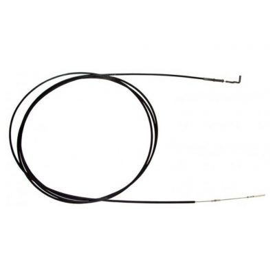 T2 1972-79 Bay Window Heater Control Cable, T4 Engines, Left, 4100mm