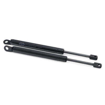 Bonnet Gas Springs in Black and Chrome (Sold in Pairs)