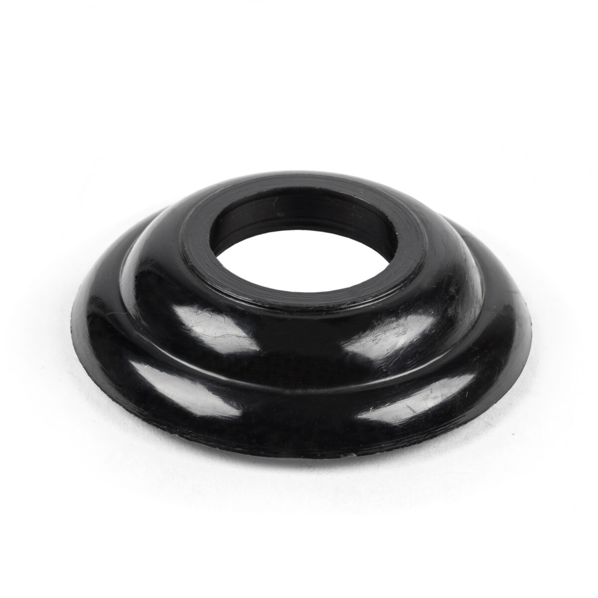 Escutcheon Window Winder / Door Handle, Black Cap
