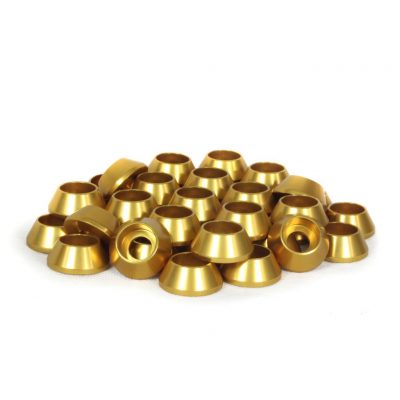 T1 Beetle 40x Set of Anodized Wing Spreader Washers Gold, Full Vehicle