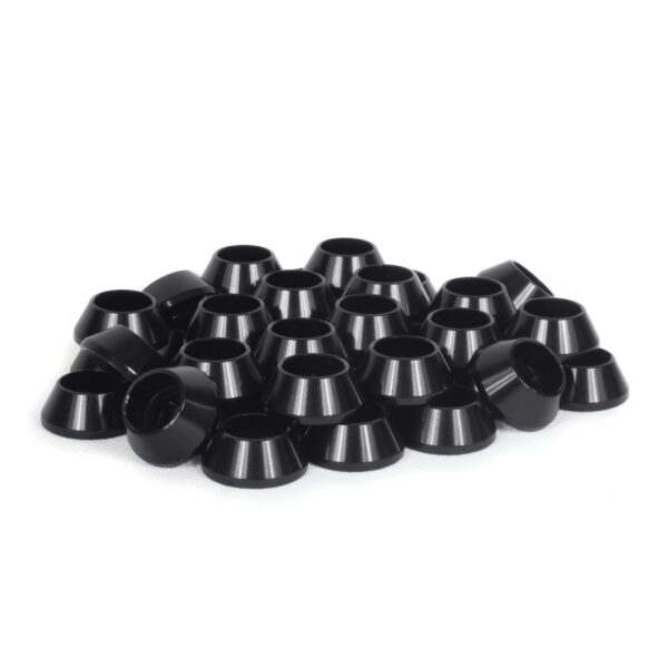 T1 Beetle 40x Set of Anodized Wing Spreader Washers Black Full Vehicle