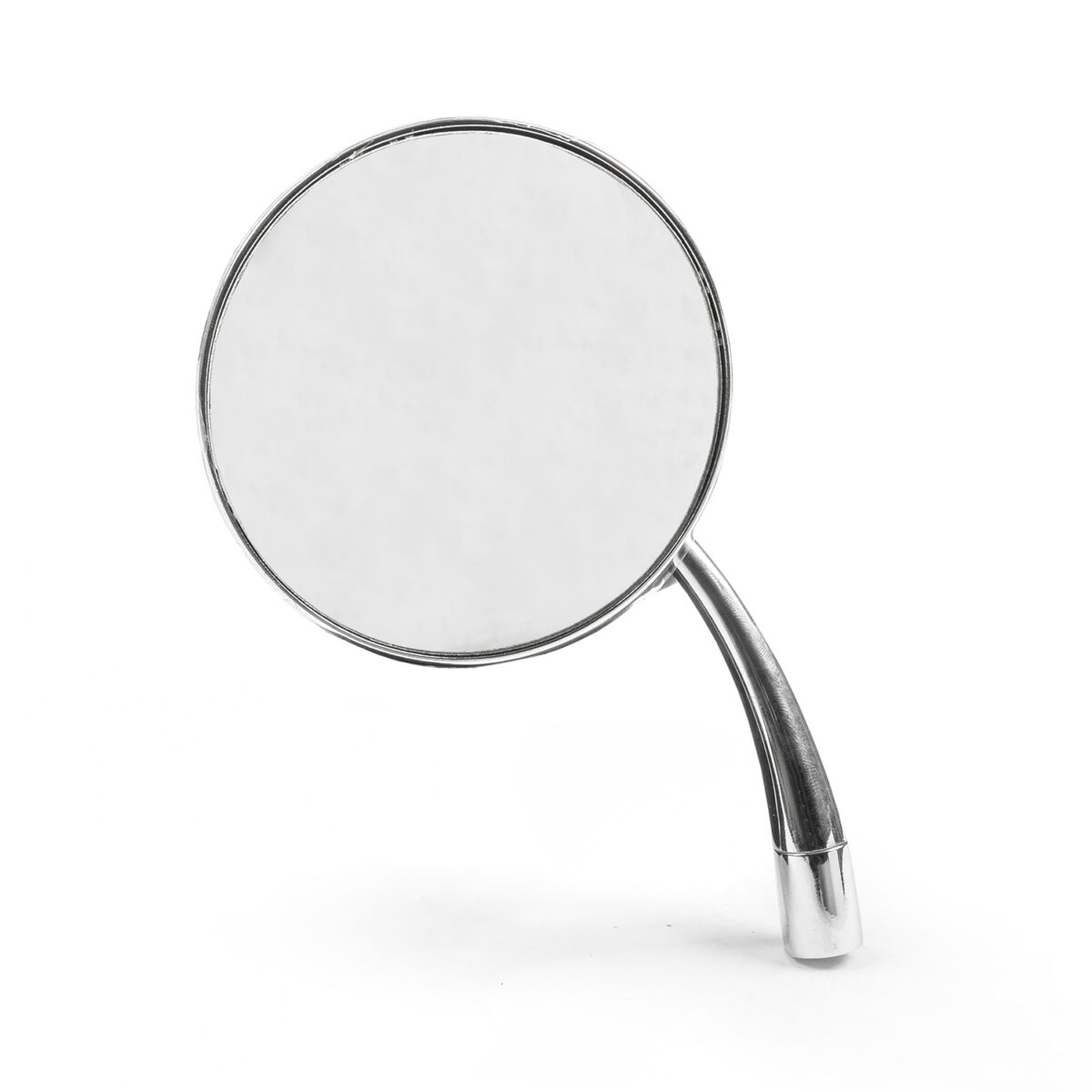 1952-67 Beetle OE Wing Round Mirror w/ Curved Arm Chrome, Left