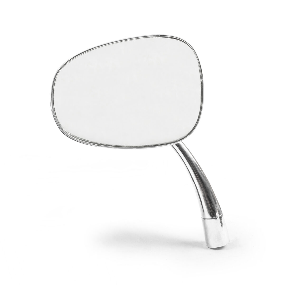 1952-67 Beetle OE Oval Wing Mirror w/ Curved Arm Chrome, Left