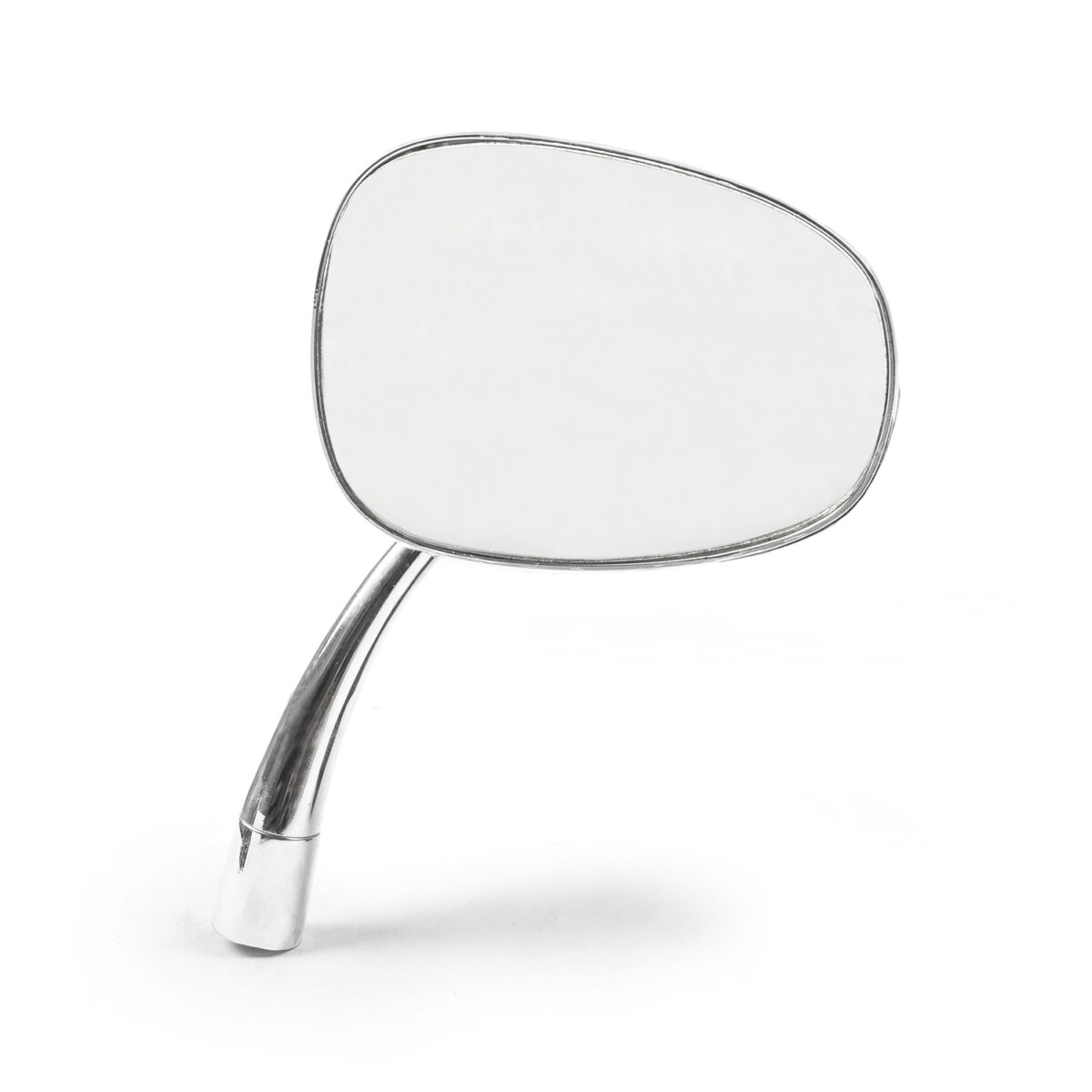 1952-67 Beetle OE Oval Wing Mirror w/ Curved Arm Chrome, Right