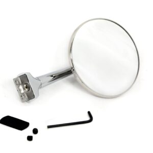 Round 4" Straight Arm Convex Peep Mirror