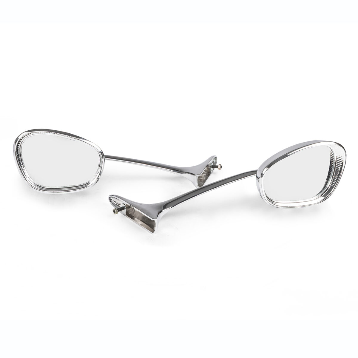 1950-79 Beetle Hooded Albert Swan Neck Mirrors, Pair