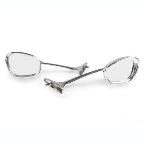 1950-79 Beetle Hooded Albert Swan Neck Mirrors, Pair